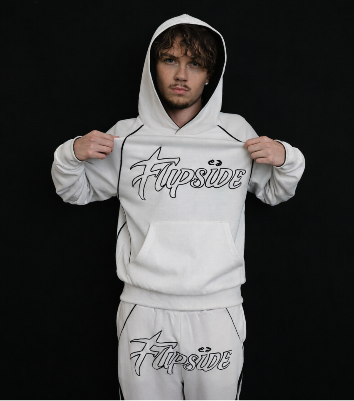 REVERSIBLE BLACK & WHITE TRACKSUIT