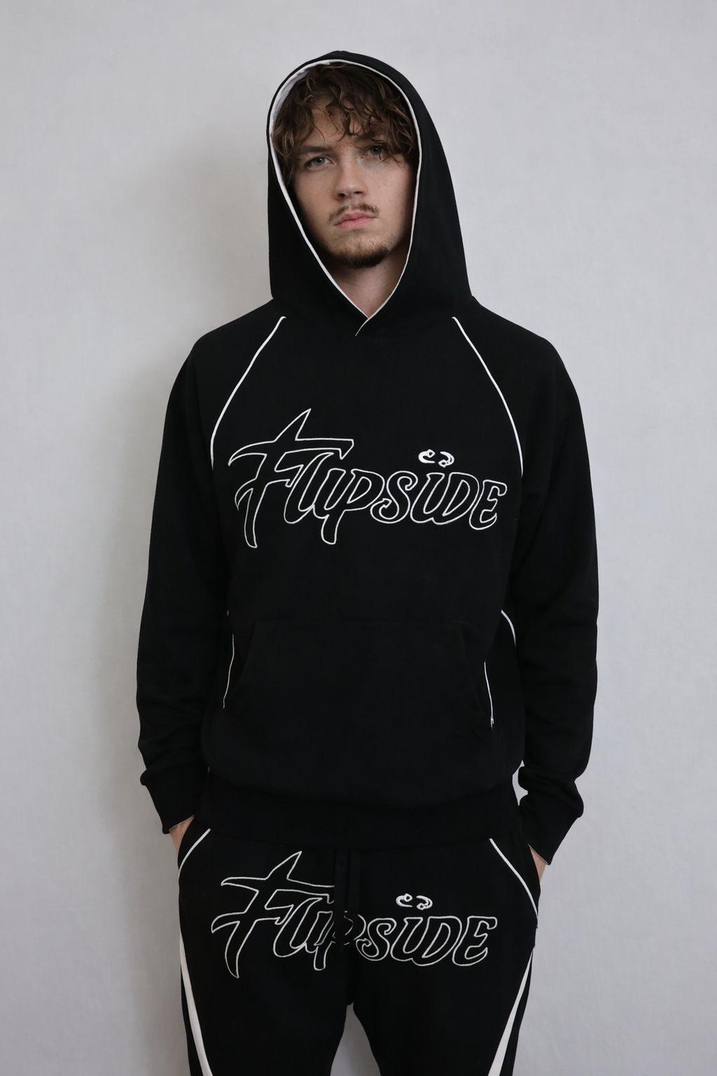 REVERSIBLE BLACK & WHITE TRACKSUIT